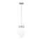 Z-Lite Gideon Pendant, 1-Light, 10 In.W x 14.5 In.H, Brushed Nickel/Etched Opal 1945P9-BN - alternate 3